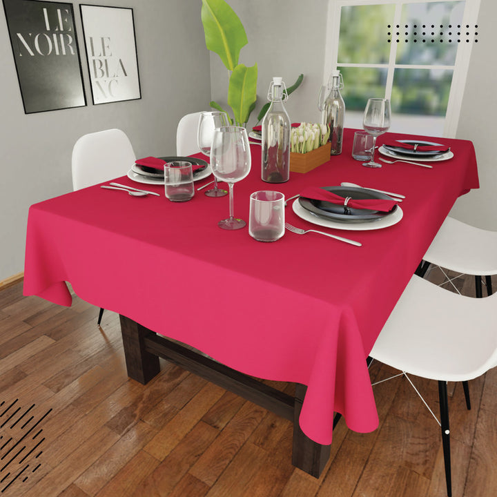 cotton 6 to 8 seater rectangular table cloth