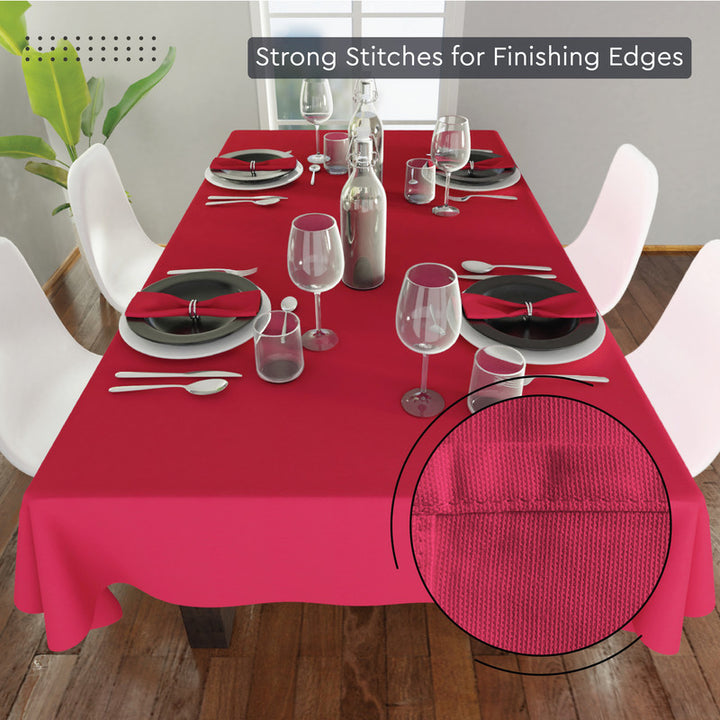 cotton 6 to 8 seater rectangular table cloth