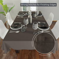 cotton 6 to 8 seater rectangular table cloth