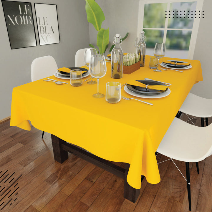 cotton 6 to 8 seater rectangular table cloth