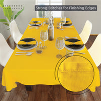 cotton 6 to 8 seater rectangular table cloth