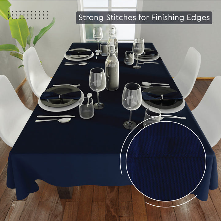 cotton 6 to 8 seater rectangular table cloth