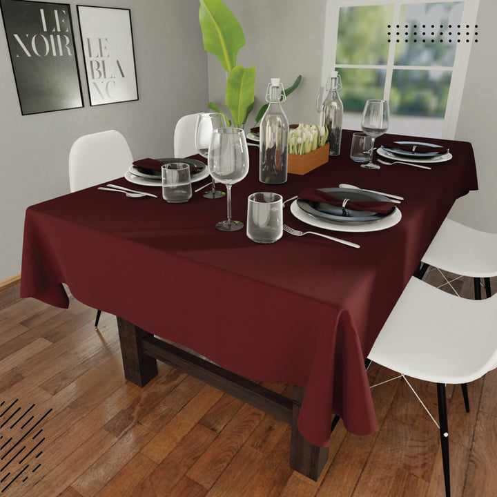 cotton 6 to 8 seater rectangular table cloth