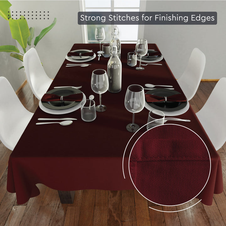 cotton 6 to 8 seater rectangular table cloth