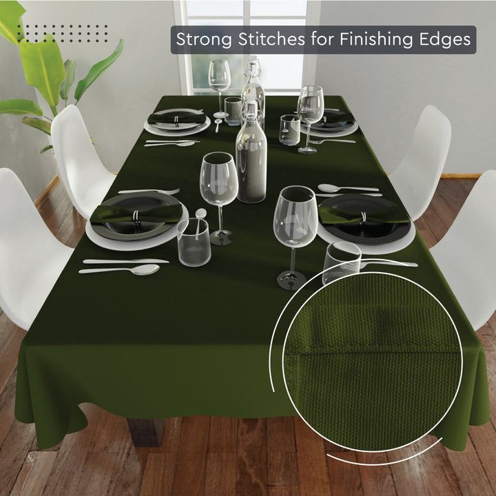 cotton 6 to 8 seater rectangular table cloth