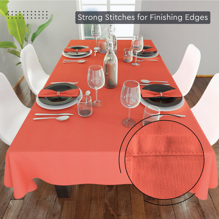 cotton 6 to 8 seater rectangular table cloth