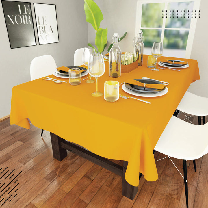 cotton 6 to 8 seater rectangular table cloth