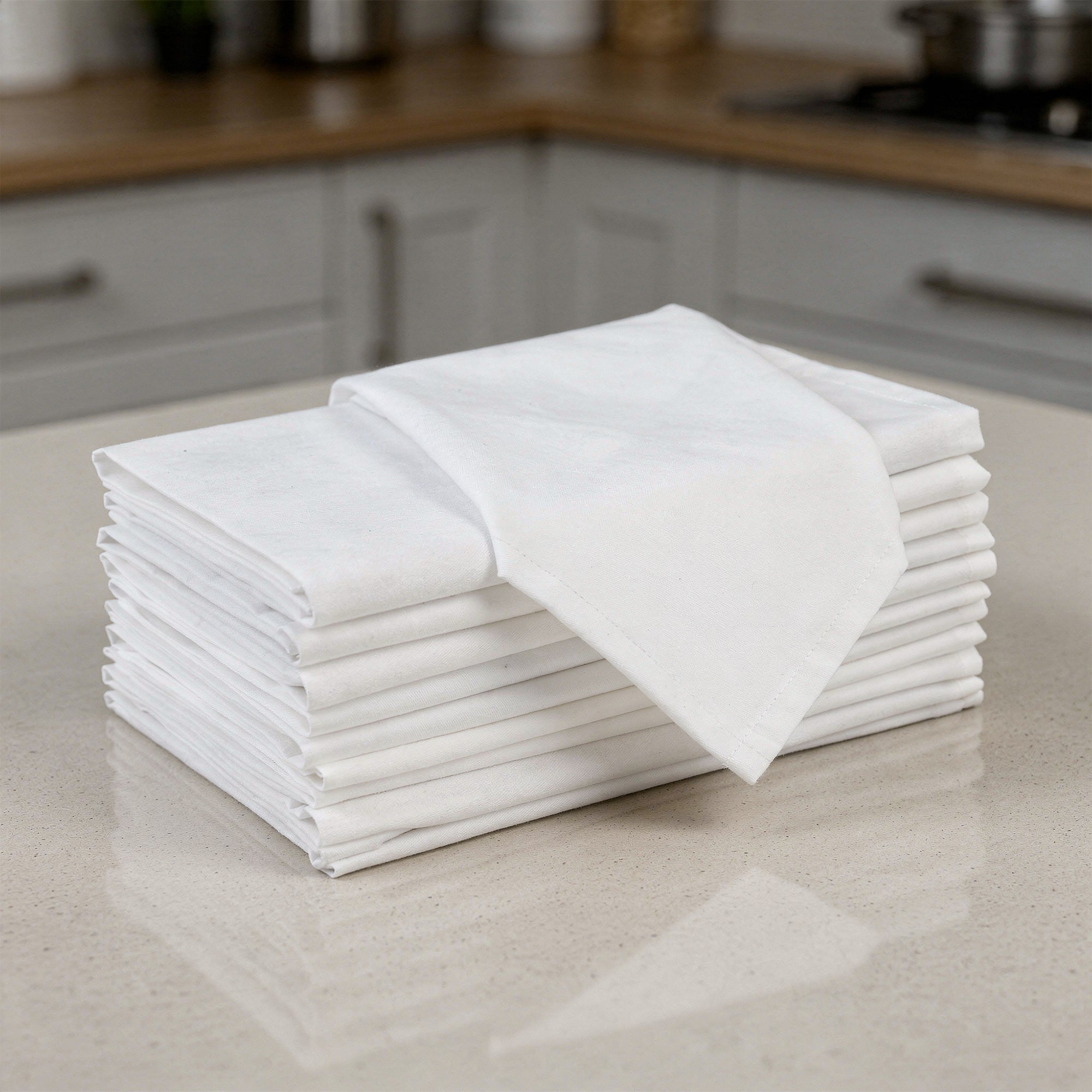 Damask Table Napkins White Table Napkin