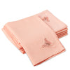 Cotton Powder Pink Butterfly Table Napkin (Pack of 6)
