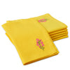 Cotton Sunbeam Yellow Flowers Table Napkin (Pack of 6)
