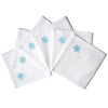 Cotton White Snowflake Table Napkin (Pack of 6)