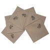 Cotton Beige Cutlery Table Napkin (Pack of 6)