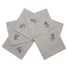 Cotton Grey Cutlery Table Napkin (Pack of 6)