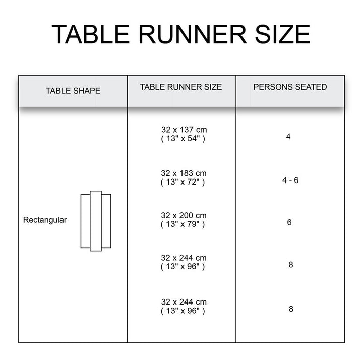 cotton table runner