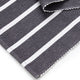 Ribbed Cotton Roma Grey Stripes Table Runner (Pack of 1)