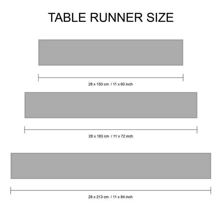 blackout polyester table runner