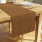 Quilted Velvet Brown Table Runner