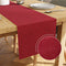 Quilted Velvet Red Table Runner